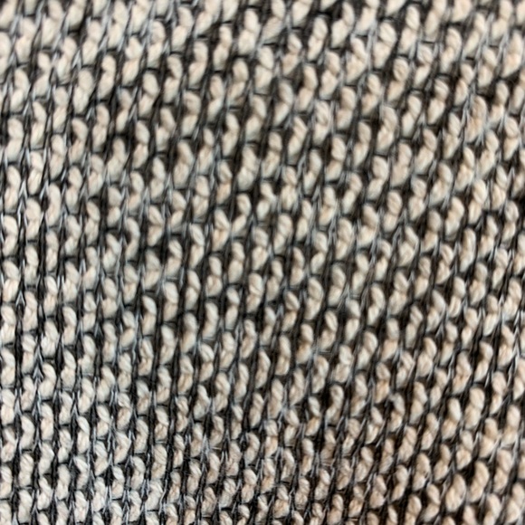 H&M Knit & Vegan Leather Zipper Moto Jacket Size 8 - Picture 8 of 8